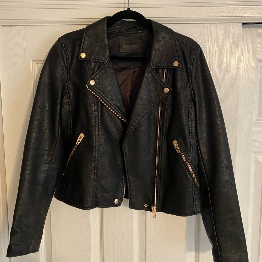 Blank NYC Faux Leather Moto Jacket